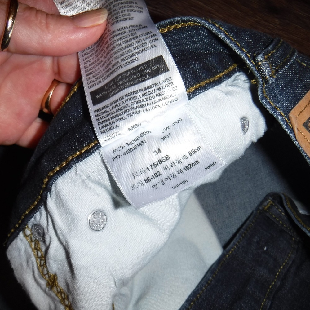 Levi Strauss Signature Gold Denim Shorts Mens Size 34 Blue Jeans Casual - Picture 4 of 6